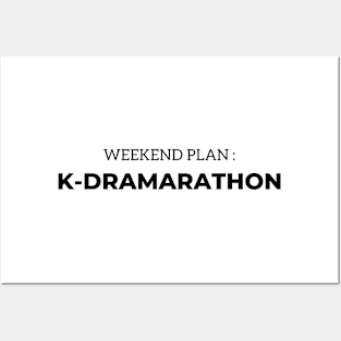 Weekend Plan: K-Dramarathon Posters and Art